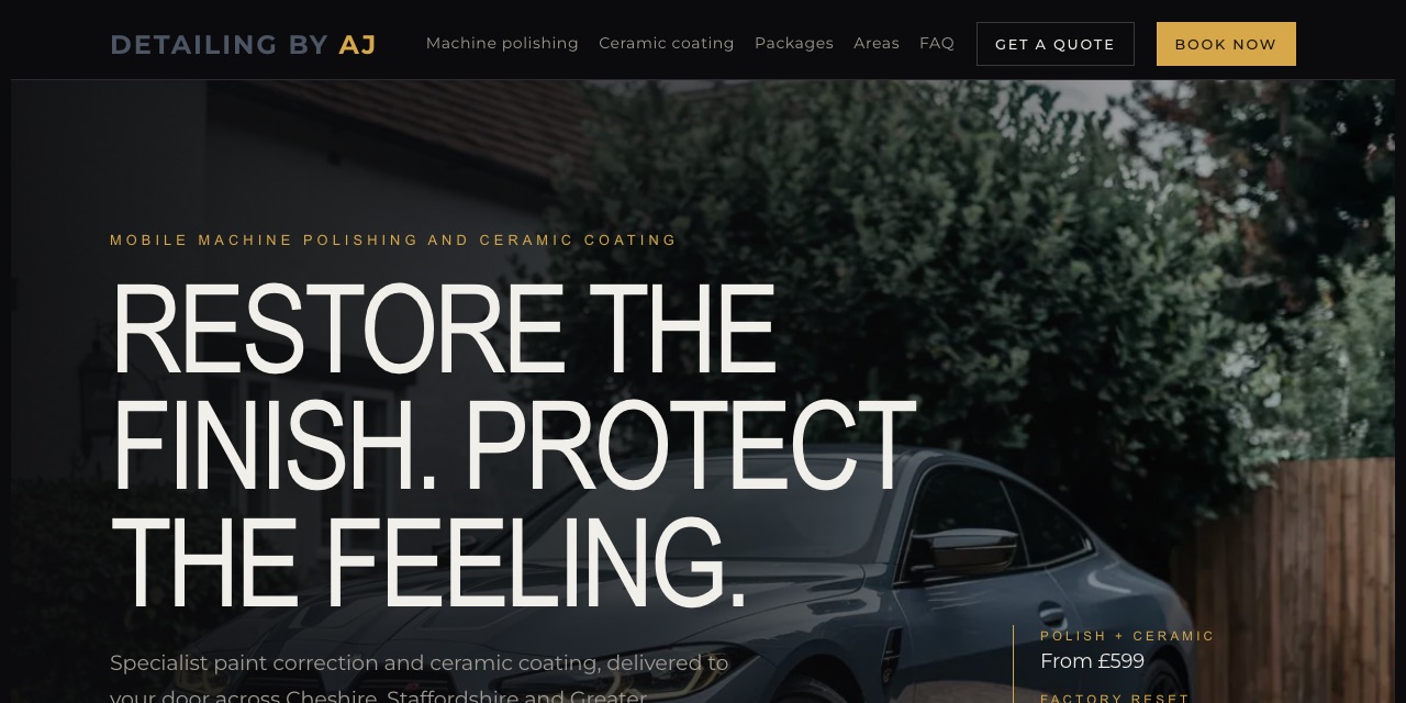 Detailing by AJ homepage